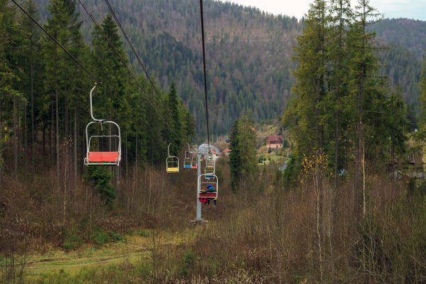 Beautiful winter i the carpathians mountains