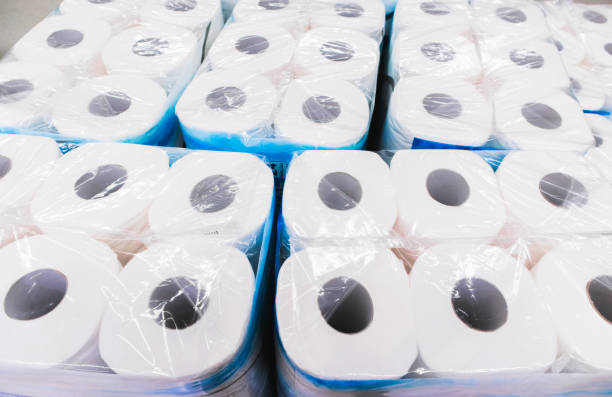istock Pack of tissues roll for sell at supermarket 1181803392