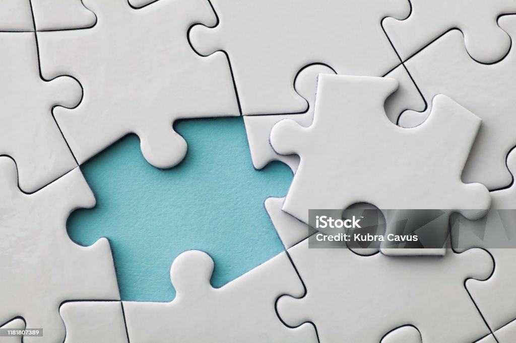 puzzle concept Jigsaw Piece Stock Photo