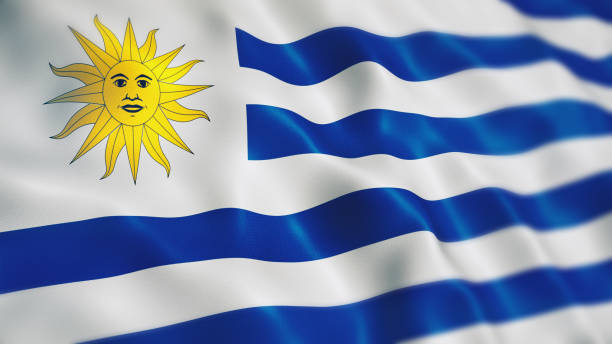 istock Uruguay Flag Depth Of Field 1181808864