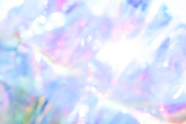 istock Light and beautiful blurred abstract holographic background. 1181809141