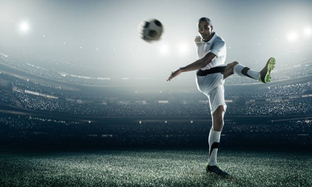istock Soccer player in action 1181810632