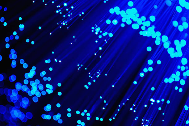 istock High Tech Fiber Optics abstract background in blue 118181185