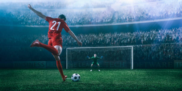 istock Soccer player in action 1181811890