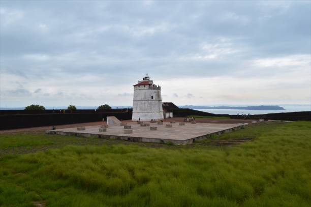 istock Aguda fort light house, Goa, India 1181811924
