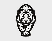 Leopard modern logo. Panther emblem design editable for your business. Vector illustration.