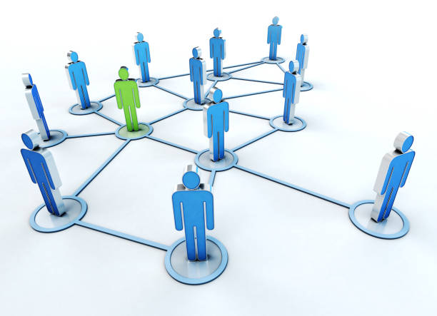 istock contact network green and blue 1181812154