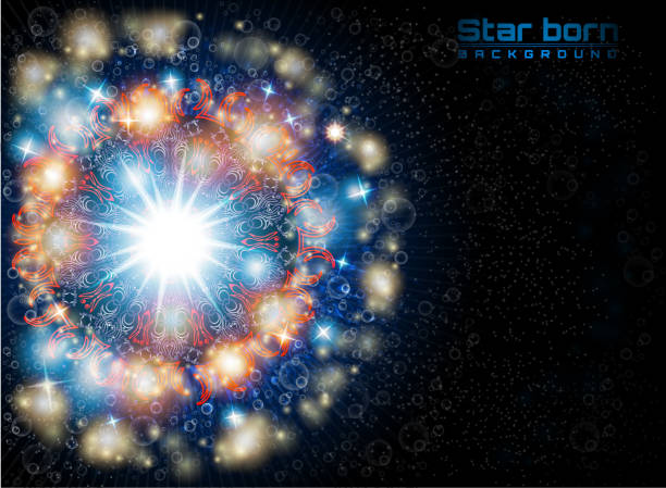 istock Star born in space with starry sky background 1181816790