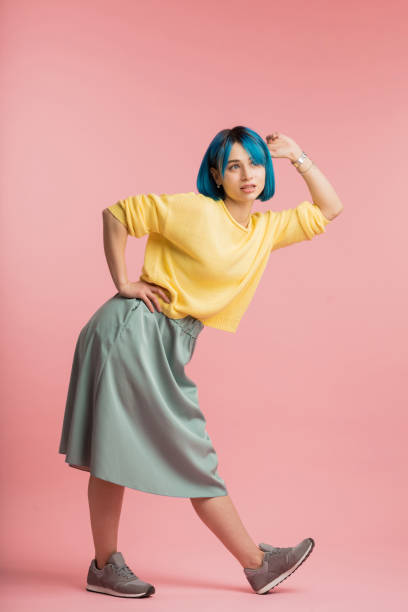 istock cool girl having fun herself 1181817525