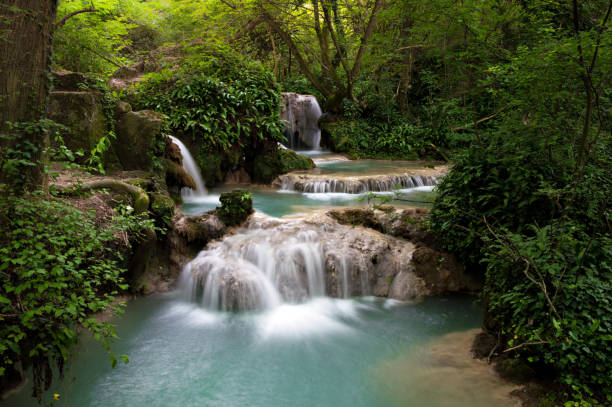 Krushuna waterfalls in spring, Bulgaria