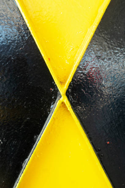 istock Black and yellow Industrial Background 1181821839