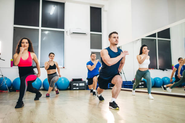 istock Group fitness class 1181830155