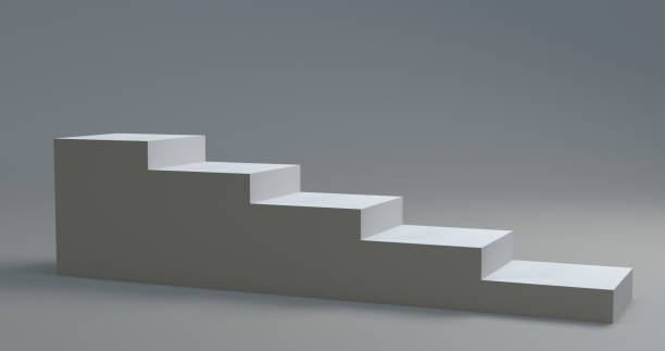 istock Empty Stairs Shape Platorm Scene Or Pedestal For Display 1181830272