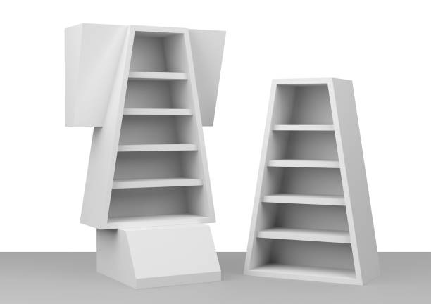 istock Blank POS Product Shelf Display 1181830288