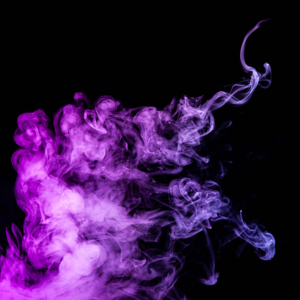 istock Texture of colored smoke on a black background 1181833941