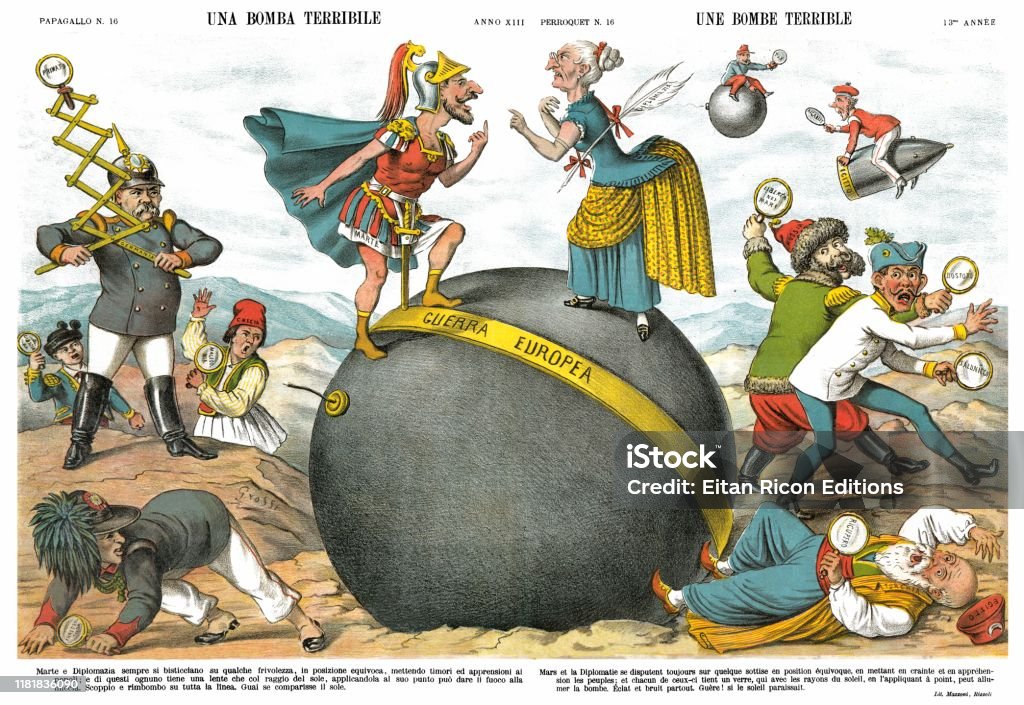 Ilustración de Una Terrible Bomba Dibujos Animados Satíricos Semanal De 1885 y más Vectores Libres de Derechos de Ilustración - iStock Ilustración de Una Terrible Bomba Dibujos Animados Satíricos Semanal De 1885 y más Vectores Libres de Derechos de Ilustración - iStock