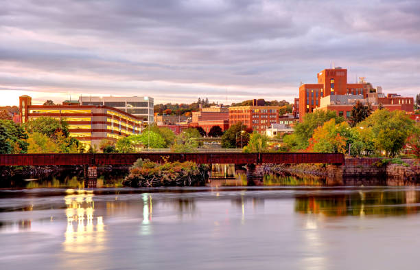 istock Bangor skyline along the Penobscot River 1181837606