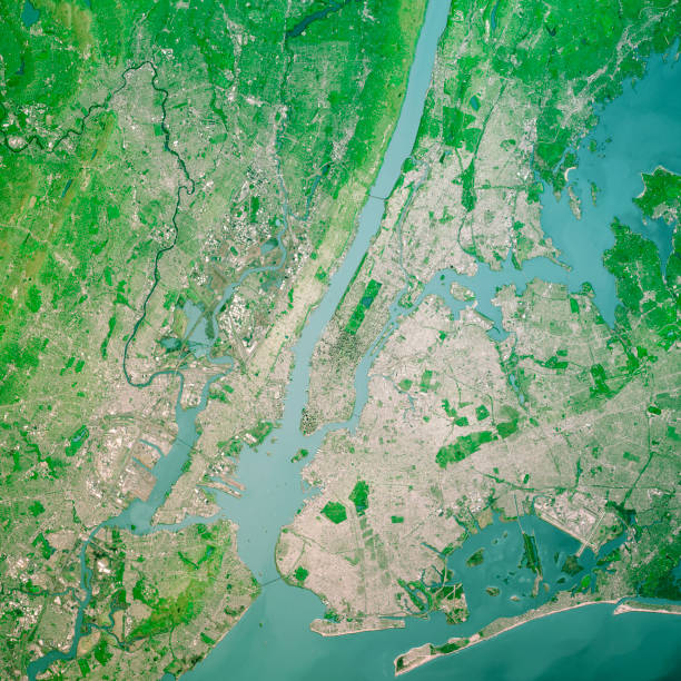 istock New York City 3D Render Topo Top View Apr 2019 1181841085
