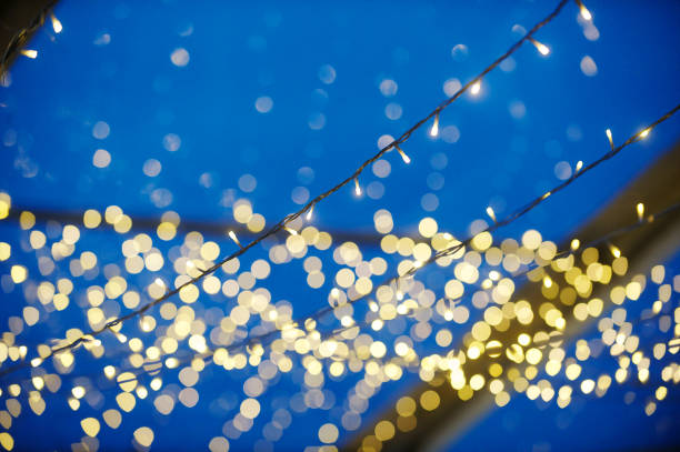 istock String Lights fairy lights outdoors for Chinese New Year 1181841168