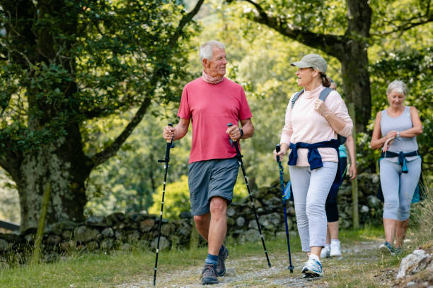 istock Seniors Out Hiking 1181841324