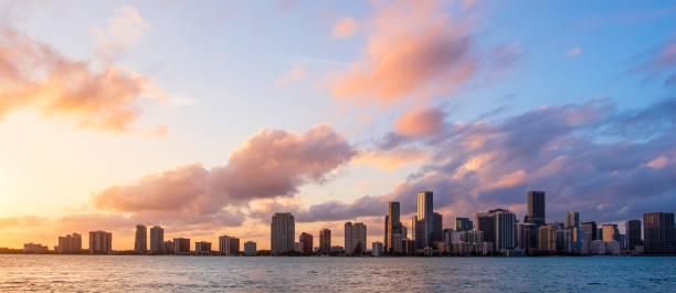 istock Downtown Miami skyline at dusk - Florida (US) 1181841619