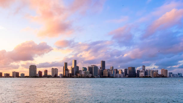 istock Downtown Miami skyline at dusk - Florida (US) 1181841706