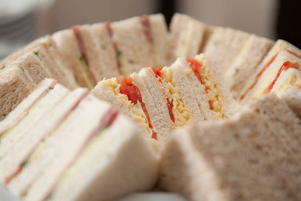 istock Afternoon tea sandwiches 1181843588