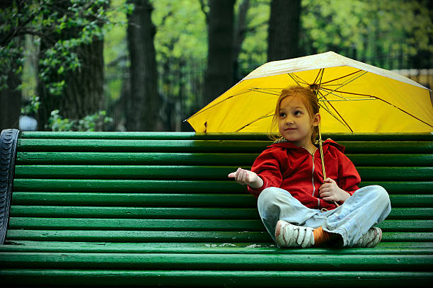 Rainy day. Belgrade Danube embankment. Serbia.