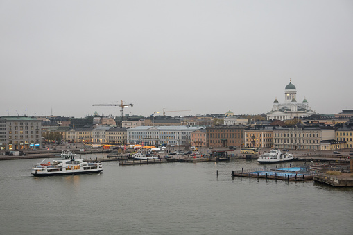 This is Helsinki on October 2019.\n\nThe Baltic sea and it’s islands are an amazing part of Helsinki. This is from Suomenlinna front of Helsinki. It is shot in April spring time. A lot of boats waits to get set on sea. In 1991, the Suomenlinna fortress was added to the UNESCO World Heritage List as a unique monument of military architecture.\n\nYou can see islands everywhere at Finland coast. Every island in the archipelago has its own unique character, and they all boast diverse nature. Most of the islands are also easy to get to by own boat, canoeing or public waterbus or ferry. In Helsinki area visitors services that are available in summertime range from guided walks to cafés and even saunas. Out of Helsinki the archipelago is non-urban and you can find there a lot of different animals such birds and fish, but big animals such deers. Sea front of Finland is brackish water so there is not so much salt in water.