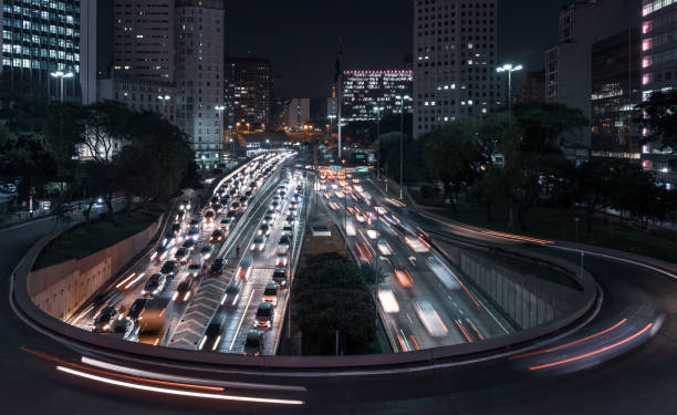 istock Sao Paulo downtown at night 1181844682