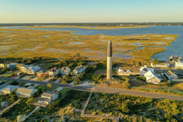 istock Oak Island Light house North Carolina 1181844694