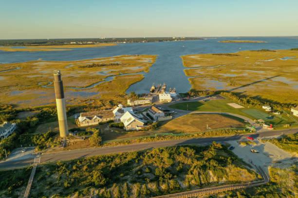 istock Oak Island Light house North Carolina 1181844719