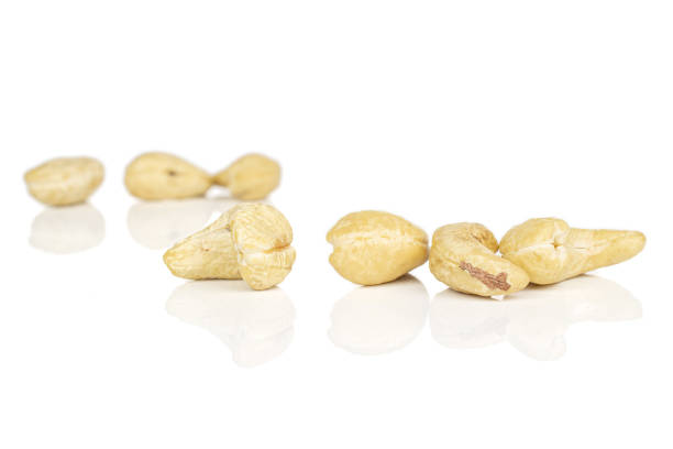 istock Fresh cashew nut isolated on white 1181846311