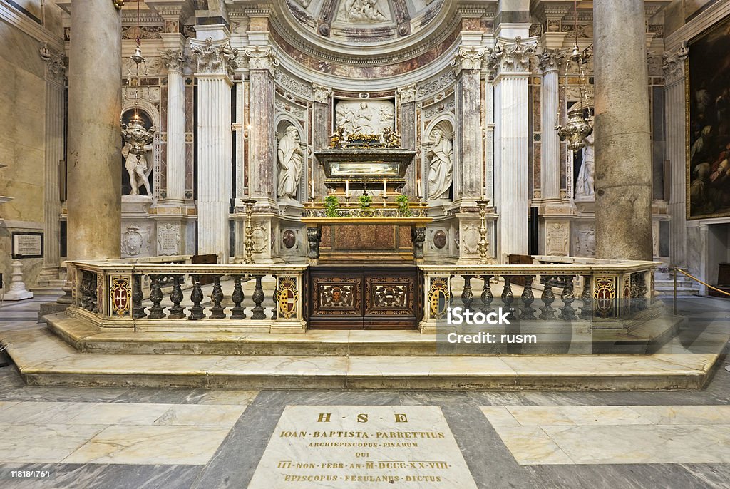 Igreja interior - Royalty-free Altar Foto de stock