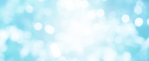 istock abstract blur beautiful glowing blue color panoramic background with circle bokeh light for christmas festival and happy new year season design as banner concept 1181853349