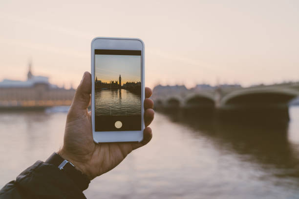 istock Tourist man exploring London 1181855440