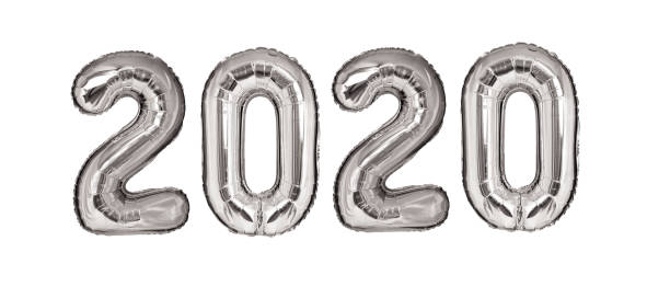 istock New Year 2020 silver balloons isolated 1181855653