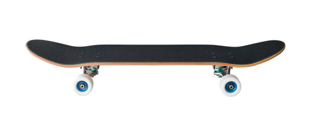 istock Side view of skateboard isolated on white 1181855719