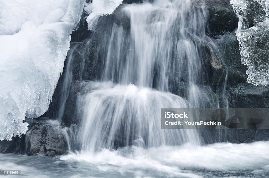 Fluxo de Frozen - Foto de stock de Beleza natural - Natureza royalty-free