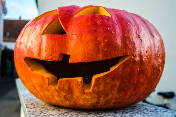istock halloween pumpkin lantern background decoration 1181857646