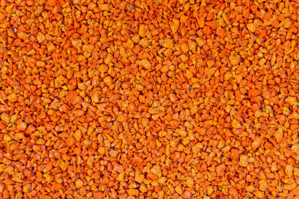 istock Artificial rubber coating for sports and playgrounds. 1181860364