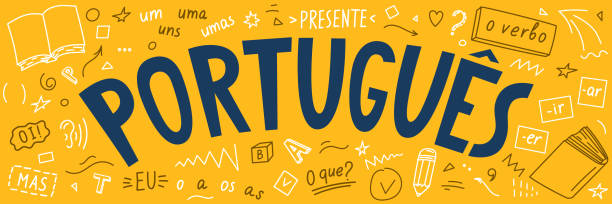 portugalski - portuguese language stock illustrations