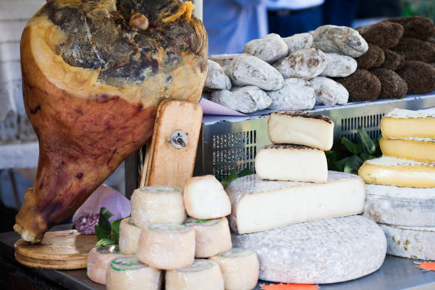 istock different french cheeses and delicatessen 1181860932