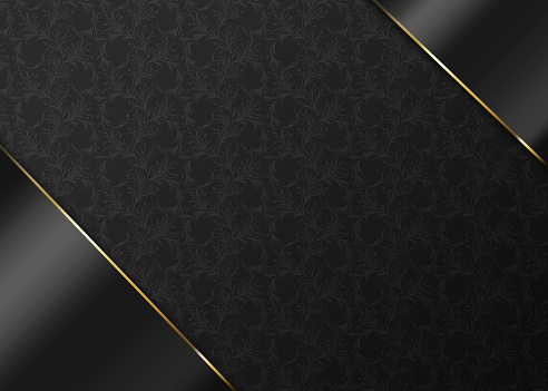 Background Grey and Gold Template Layout
