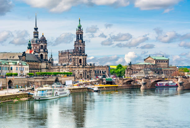 istock Dresden cityscape and Elbe river, Saxony, Germany 1181867886