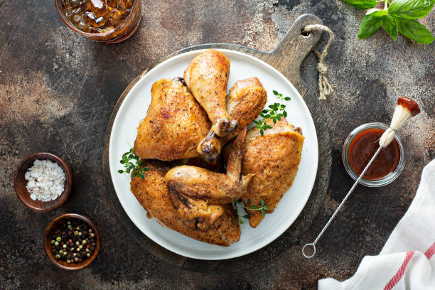 istock Roasted or smoked chicken 1181873936