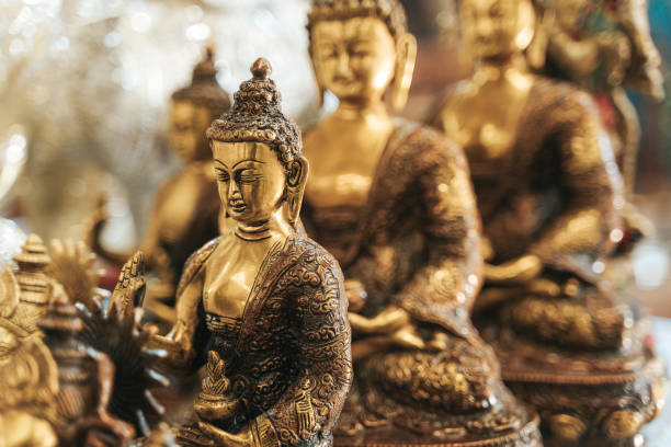 God Goutama Buddha also known as SiddhÄrtha Gautama God Goutama Buddha also known as SiddhÄrtha Gautama Bodhi Day stock pictures, royalty-free photos & images