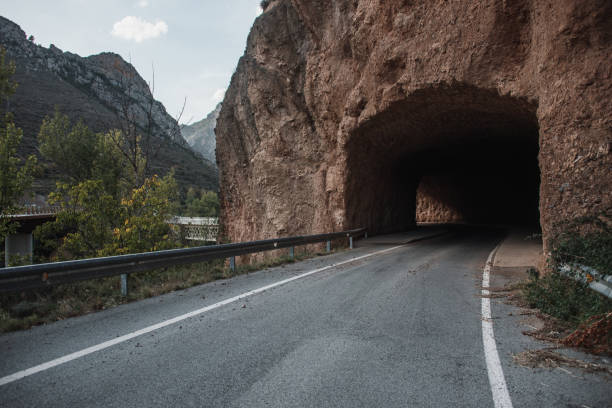 istock Narrow road tunnel 1181877213