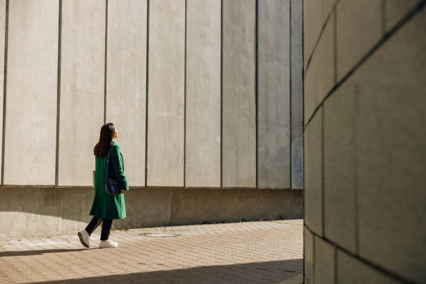 istock Young female person looking forward at light 1181877385