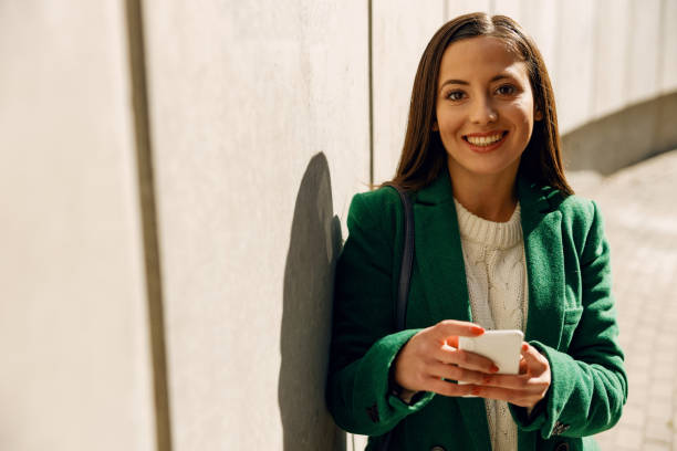 istock Portrait of cute girl that checking email 1181877458